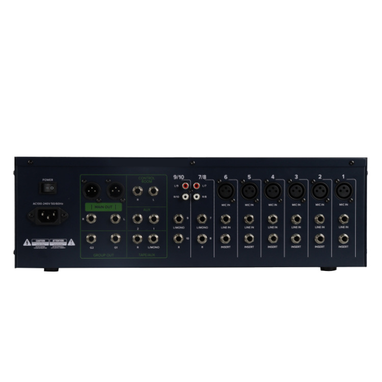 Mezclador de canal MA120 Conferencia profesional rack efecto integrado mezclador de consola de audio analógico