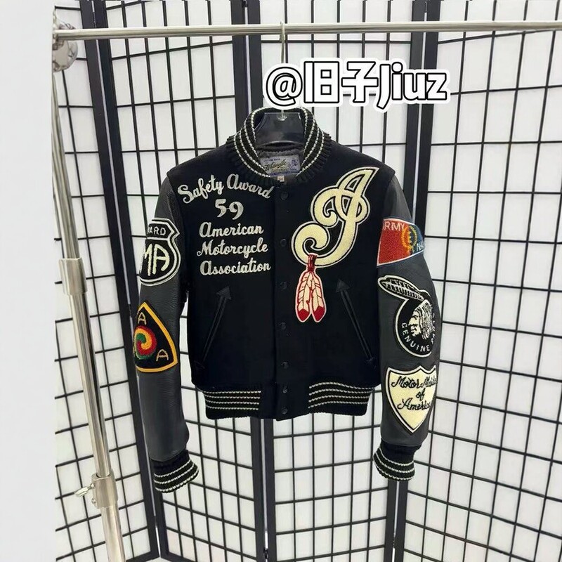 Produced by Jozzi, Indian-Inspired Vibe Baseball Jacket, Autumn and Winter Padded Warm Cleanfit Style Unisex Jacket