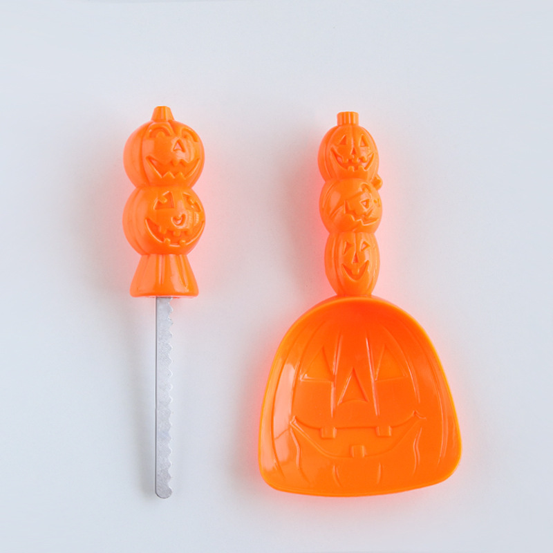 Herramientas de talla de calabaza de Halloween juegos de niños cortar calabaza cuchillo de talla de calabaza cuchillo de talla de calabaza accesorios de decoración al por mayor