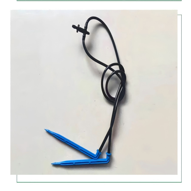 Conjunto de flechas de riego por goteo uniforme con distribuidor de agua ajustable para el cultivo de plántulas de flores y árboles frutales en macetas en invernaderos nuevos al por mayor image 9