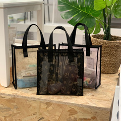 Hello kitty version mesh ins portable cosmetic bag cosmetic bag toiletry bag hand-carrying mommy bag