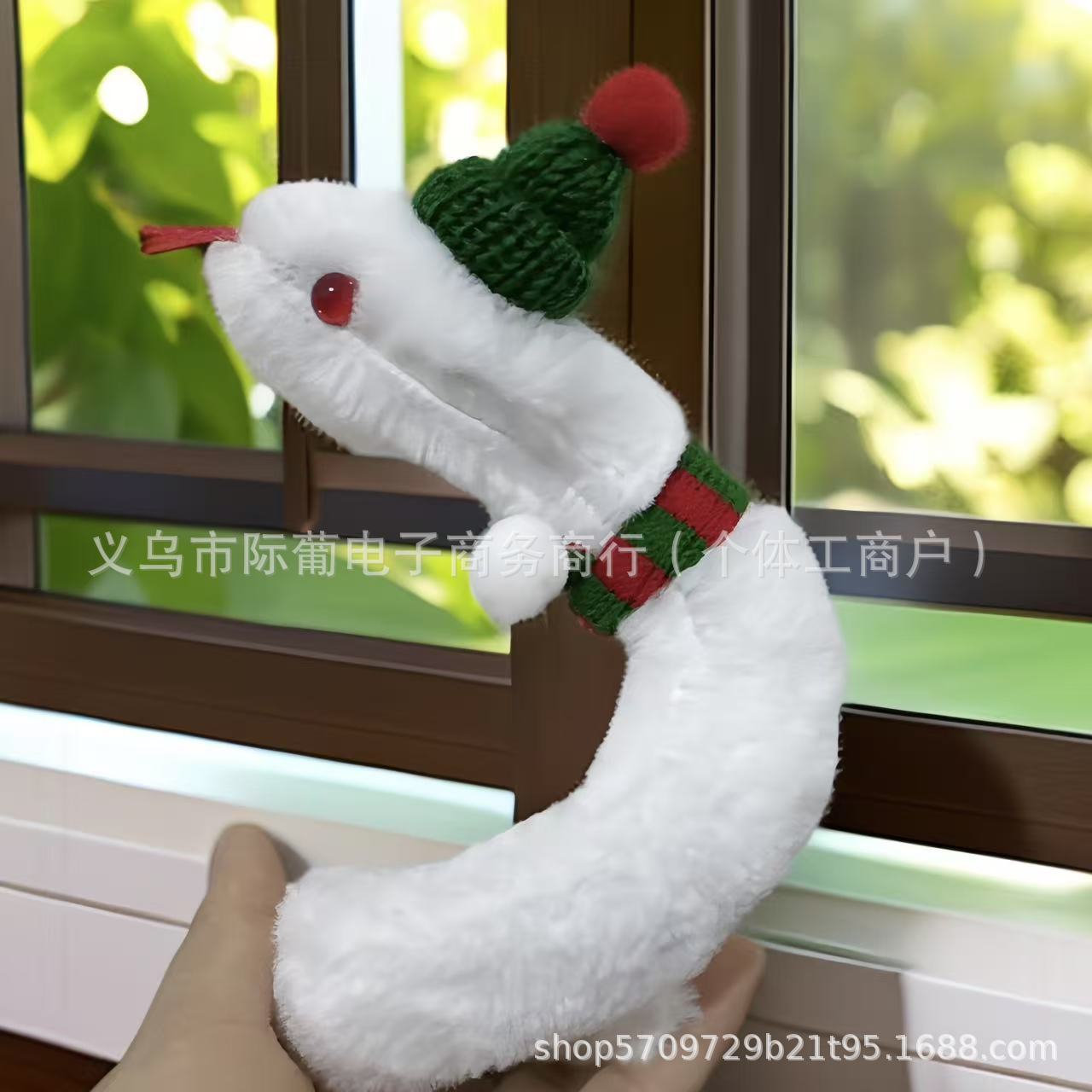 Cute muñeca serpiente azul 2025 año de la serpiente mascota muñeca de tela muñeca creativa muñeca extraña