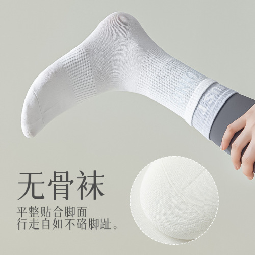 Pure cotton socks, women's high-top yoga socks, pure cotton running sports socks, boneless stockings, women's pure cotton wholesale with shark pants
