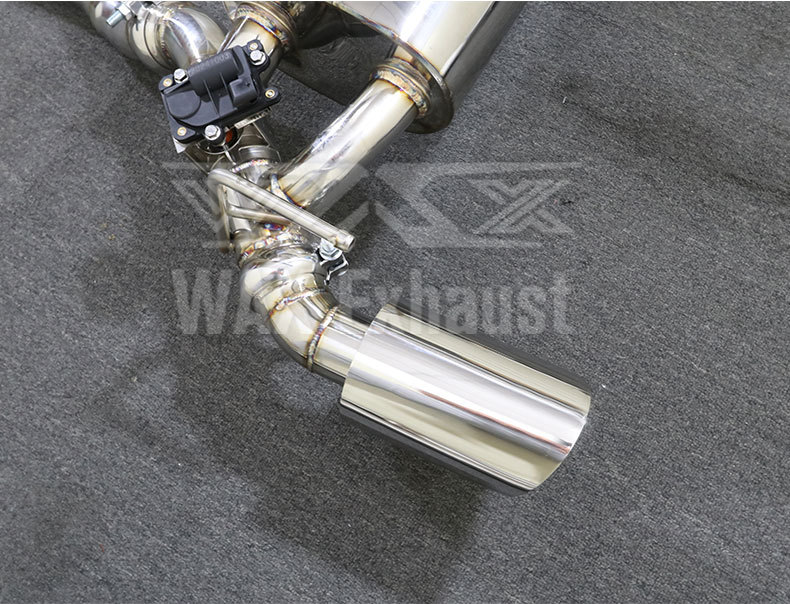 Cross-Border Applicable Stainless Steel Valve Mid-Tail Section Exhaust Pipe for Nissan 370Z 2009-2020