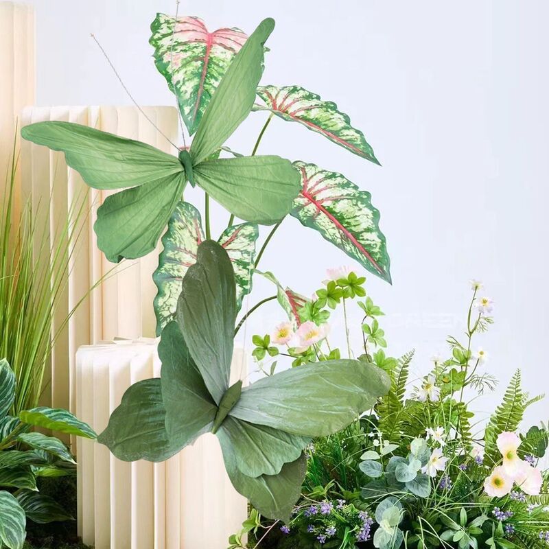 Simple Style Paper Art Butterfly Artificial Flower Decorations Are Suitable for Various Indoor Displays and Photography Arrangements