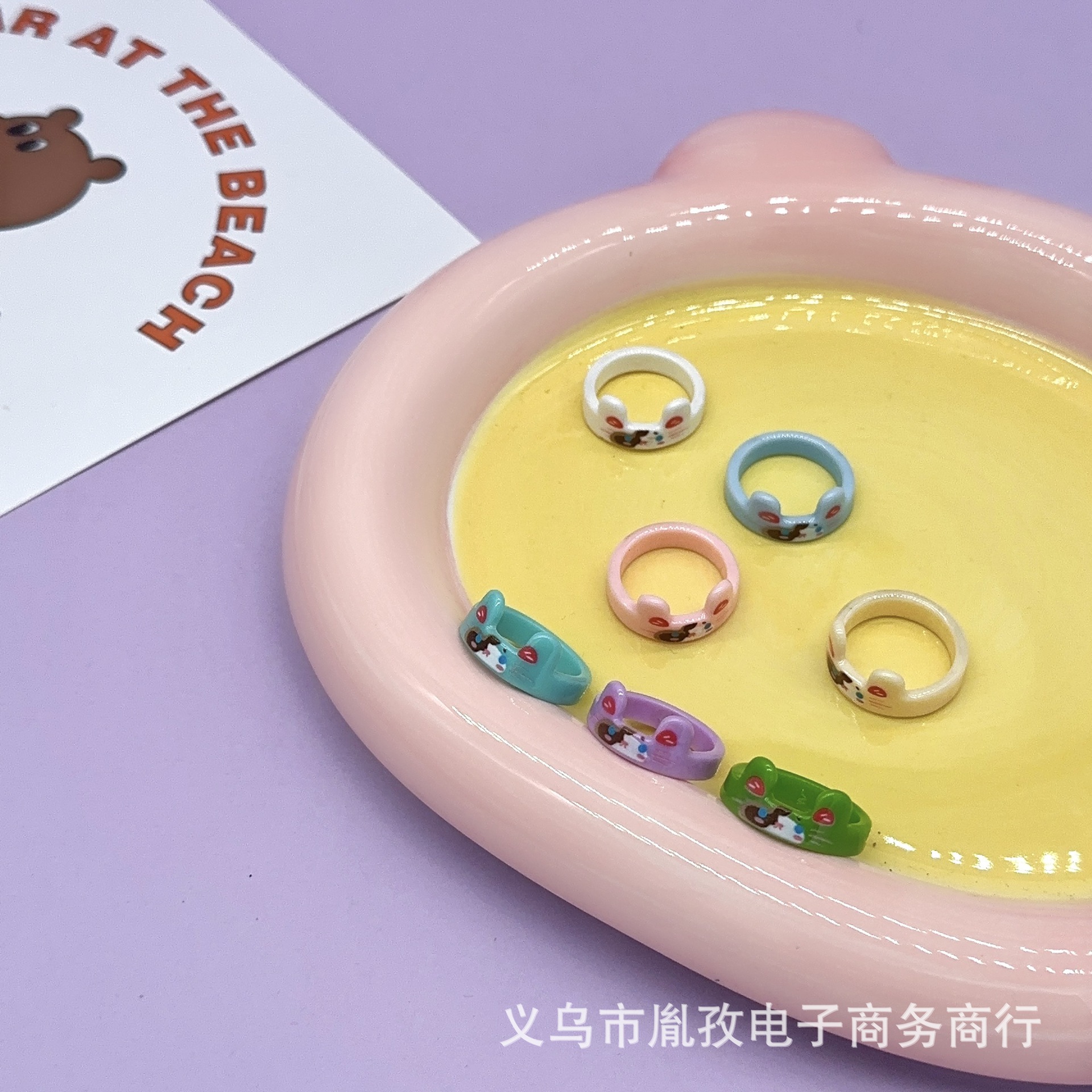 Nuevo anillo de muñecas, anillo de gato, anillo de personalidad encantador con un diseño único de nicho