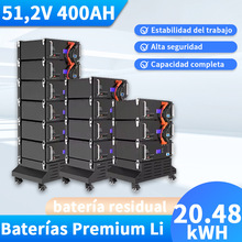 Autonom&iacute;a energ&eacute;tica: 51.2V 400Ah LiFePO4 500Ah