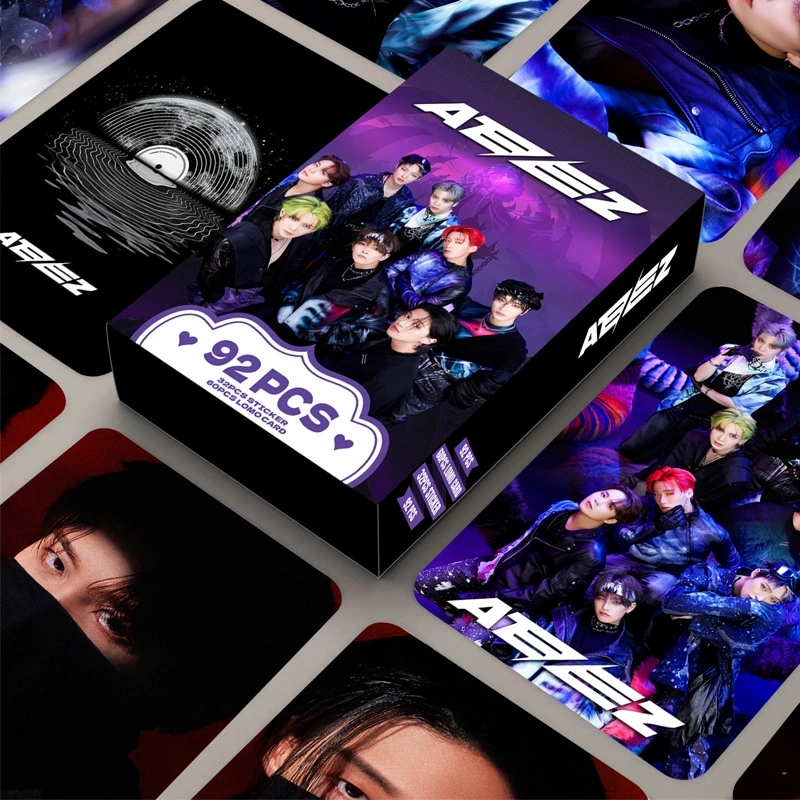 92 LOMO карточка Ateez новая специализация The World EP.FIN: Will Box Favorite Photo Card Sticker