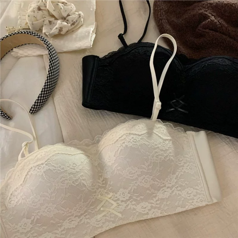 Топ-бюстье (Tube top), нижнее белье, бюстгальтер push-up, поддерживающее защитное белье, бретели, топ бюстгальтер, набор