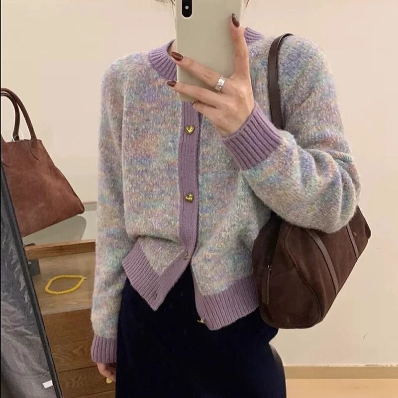 法式毛衣开衫外套女2025秋季新款宽松气质温柔百搭显瘦洋气上衣女|undefined