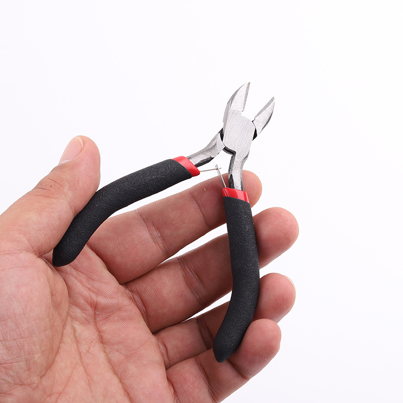 4.5寸斜嘴鉗斜咀鉗子 精密珠寶首飾鉗DIY飾品加工斜嘴剪切小鉗子