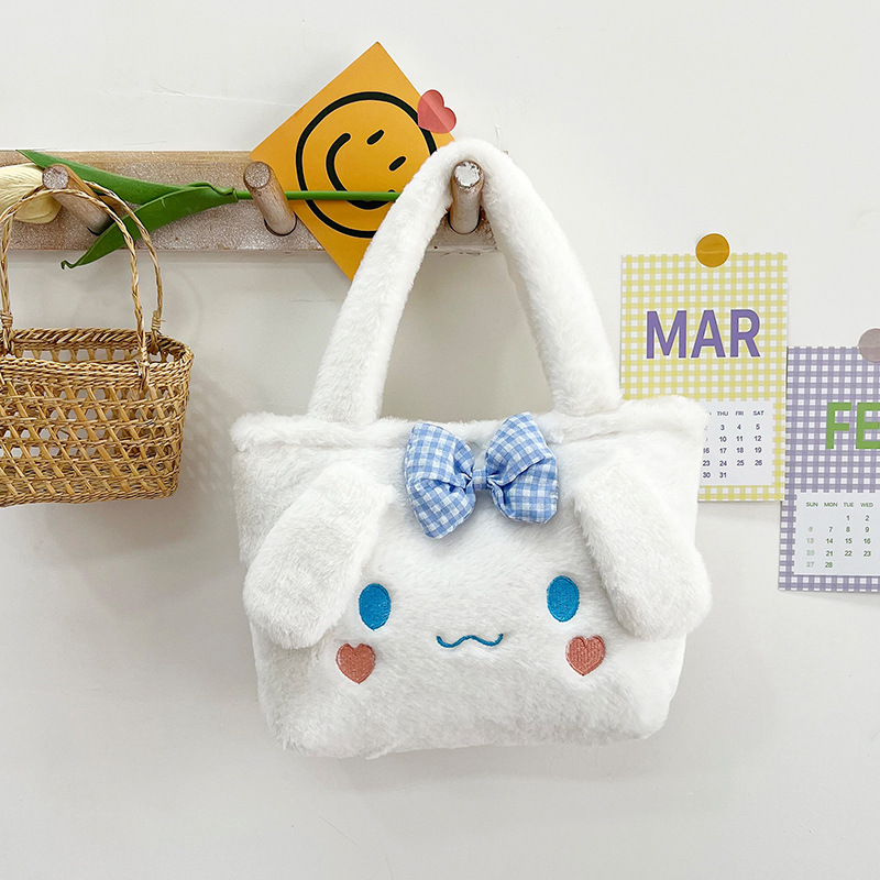 2023 nuevo bolso de peluche bolso de hombro de niña de dibujos animados bolso de hombro de chicas