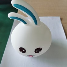 跨境拍拍变色灯硅胶套可爱床头氛围灯硅胶灯护眼小夜灯硅胶led灯