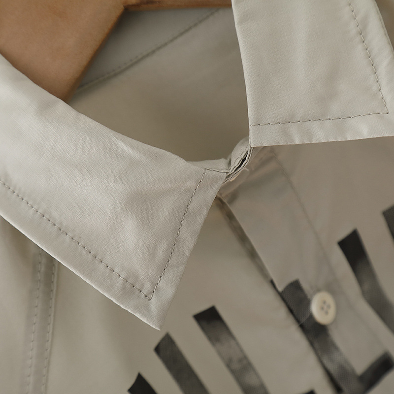 7192 traje de verano para niños 2025 nueva camisa con estampado de letras de manga corta de estilo occidental verano de dos piezas para niños verano