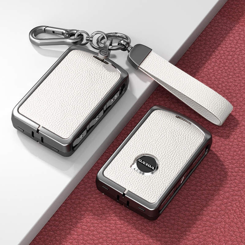 Suitable for Volvo Metal Key Case Xc60 S90 S60 Xc90 V60 V40 Car Shell Cover Suitable for Volvo Metal Key Case Xc60 S90 S60 Xc90 V60 V40 Car Shell Cover