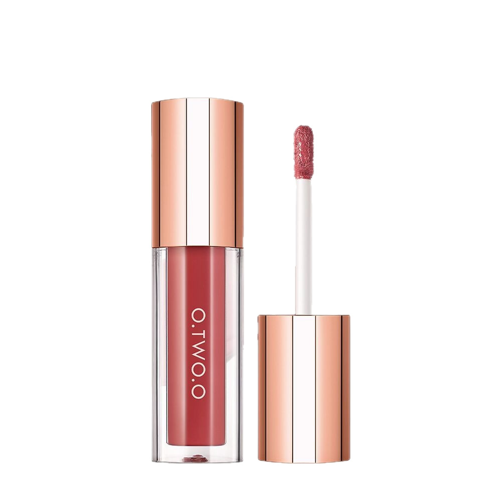 O.TWO.O Silky Smooth Soft Matte Finish 8-Color Glaze, Non-Stick Cup, Long-Lasting, Sheer Cloud Mist Lip Glaze C072_voghion.com