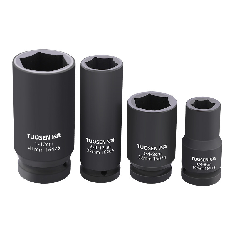19mm風砲スリーブ3/4インチ中風砲ヘッド重六角80-120長風砲エアスリーブ17-41mm|undefined