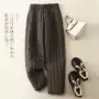 宽松保暖新款冬季直筒裤