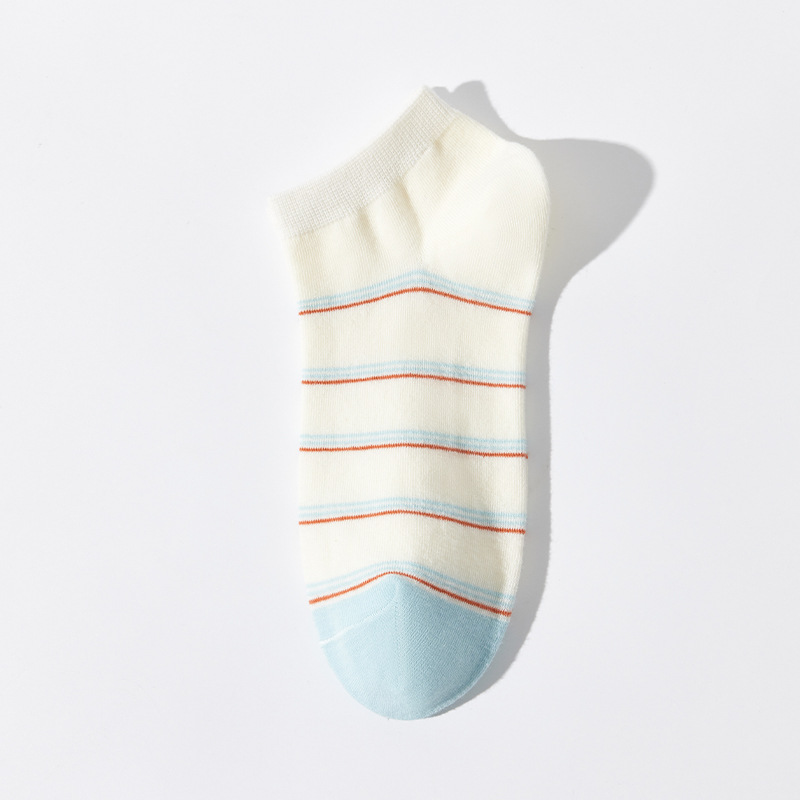 Zhuji calcetines de las mujeres de primavera y verano de corte bajo-Top corto tobillo calcetines de moda de algodón japonés suave sudor-absorbente calcetines de las mujeres al por mayor de algodón