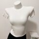 Homemade! Basic ~ round neck solid color short sleeve T-shirt women's spring and summer short tight bottoming hot girl jacket new