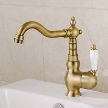 水龙头冷热家用浴室柜台盆洗脸洗手盆全铜面盆金色洗漱台洗脸池