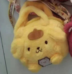 Juguete de peluche de ocho pulgadas, máquina de garras, bolso de muñeca, bolso de oso de bayas, bolso de muñeca transfronterizo de perro, bolso de comercio exterior