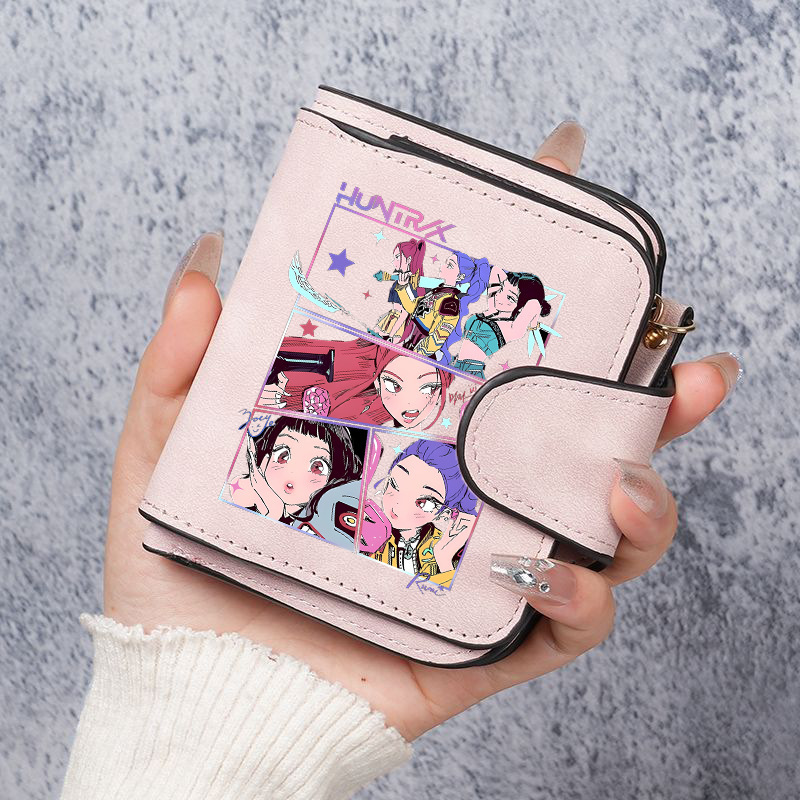 Kpop Devil Hunter Wallet Women's Cute Hunter Coin Wallet Credit Card…