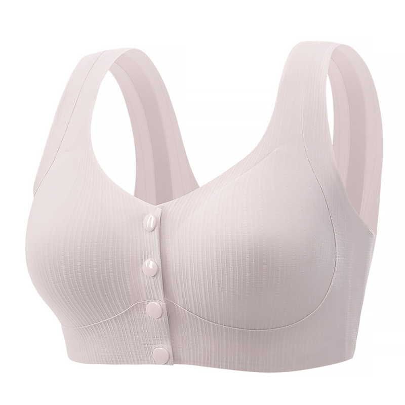 Factory Direct Delivery of Genuine Products, Seamless Front-Clasp Fixed Cup, Large Size, Thin Style, Wireless, Simple Tank Top Style Bra Factory Direct Delivery of Genuine Products, Seamless Front-Clasp Fixed Cup, Large Size, Thin Style, Wireless, Simple Tank Top Style Bra