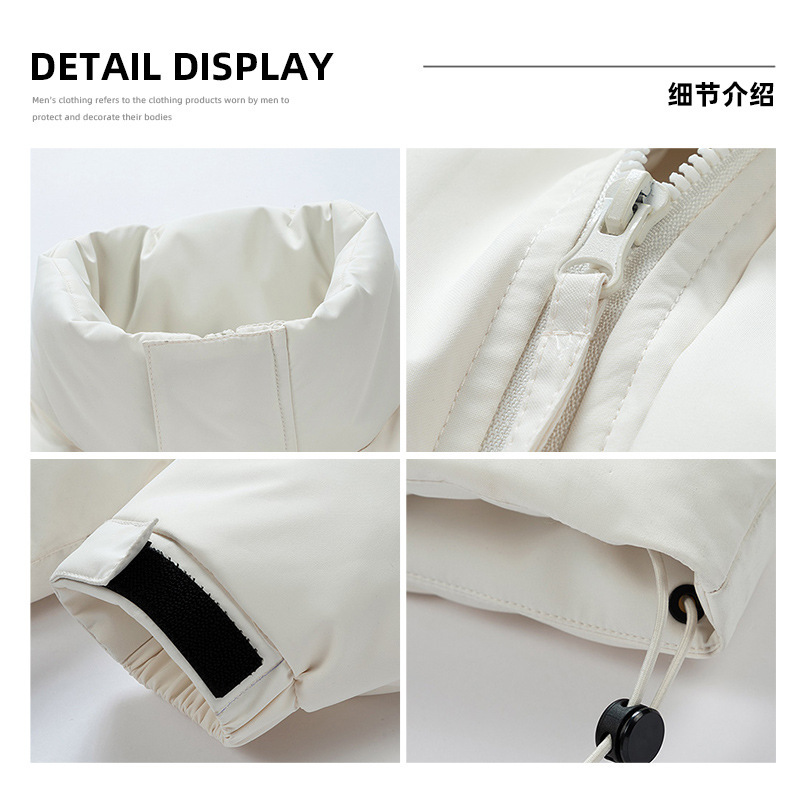 La NASA abajo chaqueta de los hombres de invierno 2023 nuevo pato blanco al aire libre abajo chaqueta de alto grado engrosada abrigo todo a juego