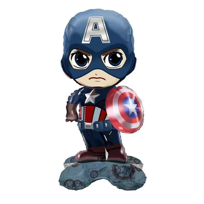 Superman Avengers pijama hombre Capitán América Iron Man salvaje ganso caza Spider-Man globo de aluminio