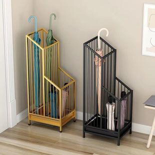 Household Door Umbrella Rack Storage Rack Umbrella Barrel Commercial Entrance Drain Umbrella Bucket Umbrella Rack Entry Storage Rack Umbrella