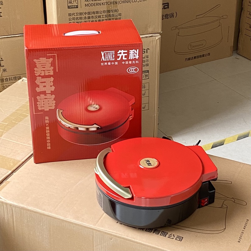 Xianke 両面加熱電気パンケーキパンケーキパン家庭用深めキッチン家電ギフト卸売|undefined