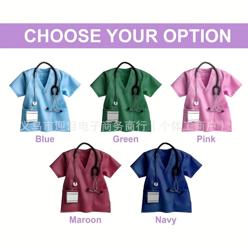 Cross-Border Best-Selling Acrylic Flat Nurse Uniform Keychain Multifunctional Key Pendant for Medical Workers Cross-Border Best-Selling Acrylic Flat Nurse Uniform Keychain Multifunctional Key Pendant for Medical Workers