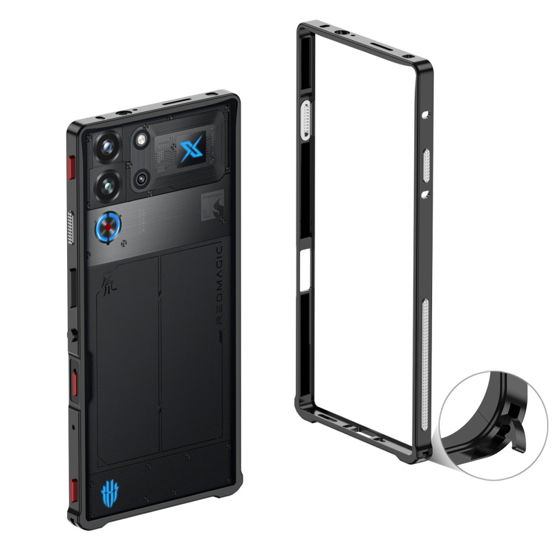 国境を越えて適用される Red Magic 10PRO 海馬バックルフレーム携帯電話ケース 9SPRO アルミニウム合金スーパーカー冷却落下防止保護カバー|undefined
