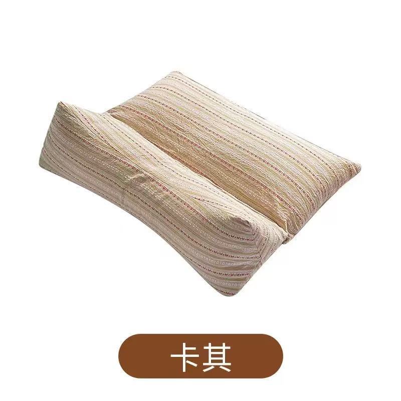 そば枕一体型三角枕家庭用多機能頚椎枕三角頚椎枕睡眠アンチアーチそば枕|undefined