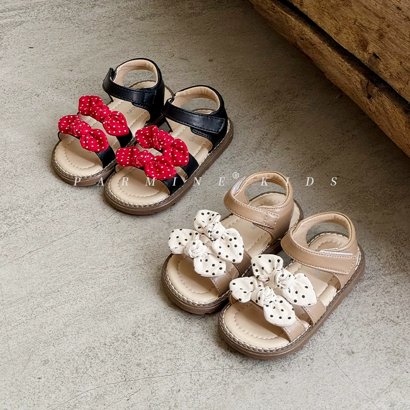 Детские летние босоножки для девочек, модная модель принцессы, открытый носок, универсальные, пляжная обувь, дропшипинг