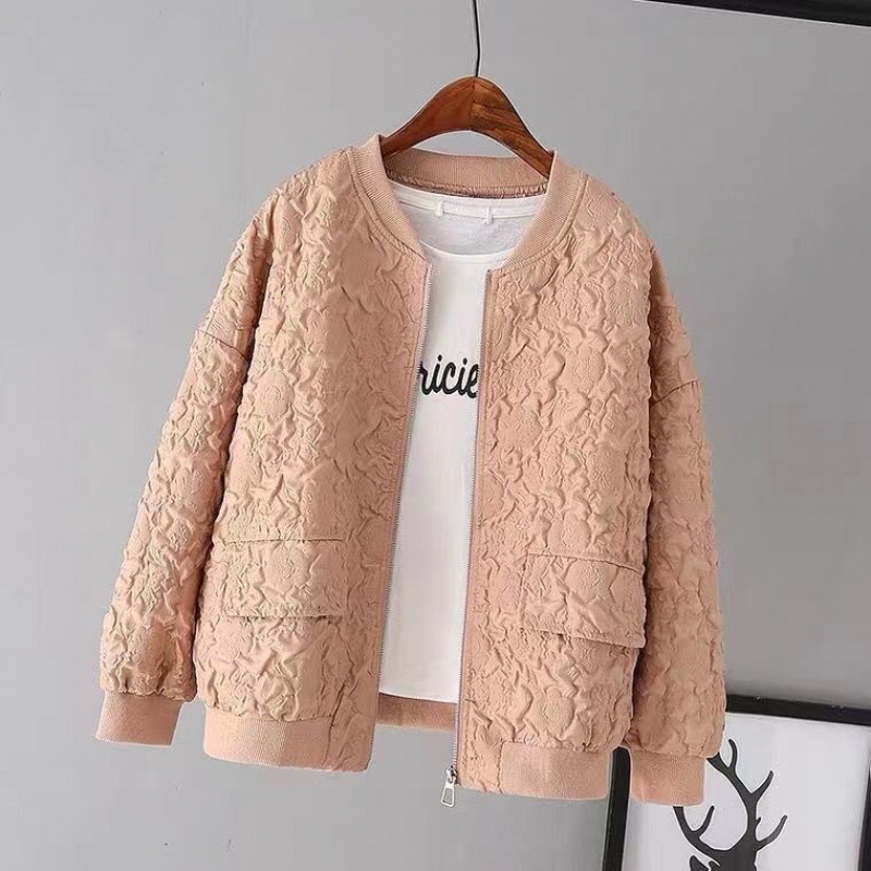 2025 New Women's Short Baseball Jacket Korean Style Early Spring Casual Petite Jacket Stylish Top