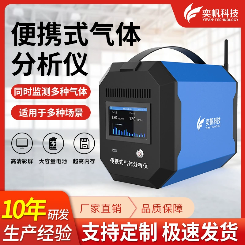 Портативный анализатор запахов летучих органических соединений, портативный детектор концентрации аммиака, кислорода, токсичных и вредных веществ с функцией оповещения