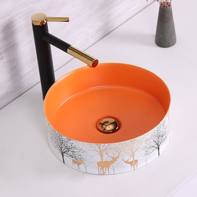 3127 ciervo de oro naranja 360 * 360 * 120