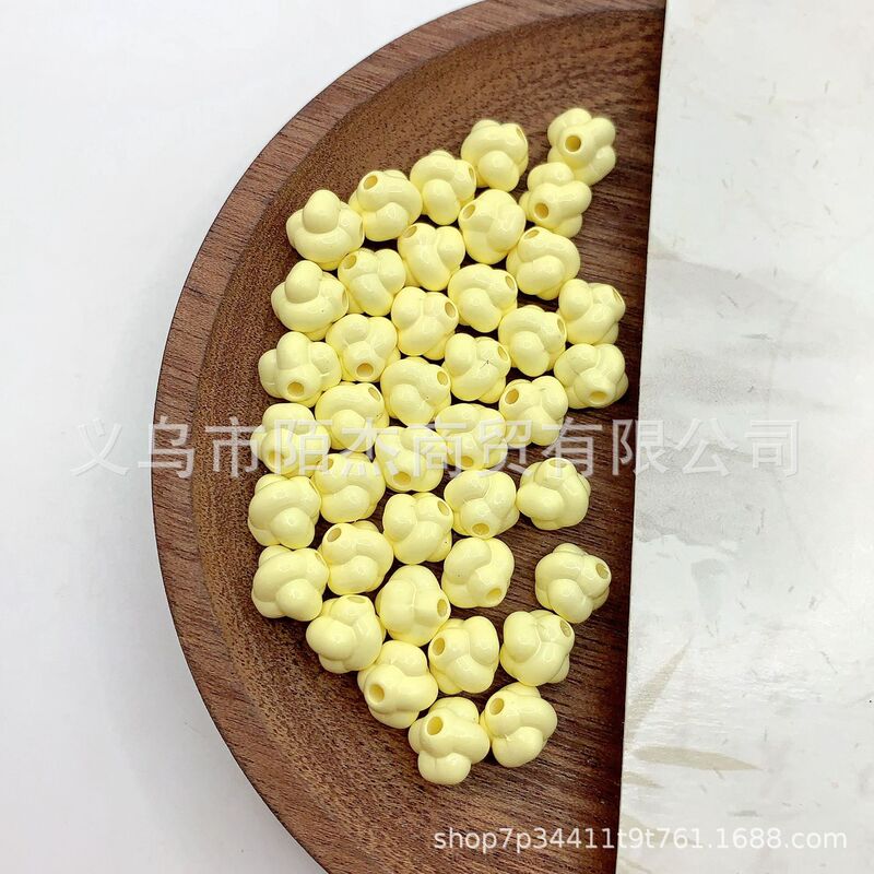 9mm带孔亚多巴胺烤漆彩色异形串珠笔配件手机钥匙包链diy手工饰品|undefined