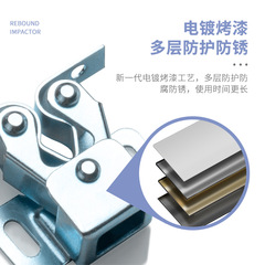 Dingsen stainless steel cabinet bead buckle old cabinet door cold rolled steel cassette bead king cabinet door suction accessories