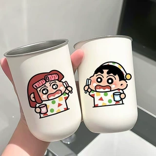 漱口杯不锈钢情侣一对高颜值可爱洗漱杯子家用不发霉男女厂家直销