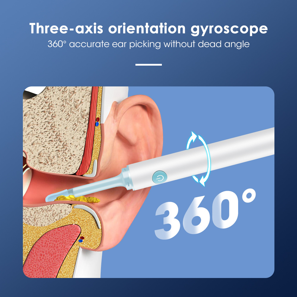 Cross-border new WIFI visual ear scoop HD intelligent light-emitting ear scoop 3.9mm endoscope wireless visibility