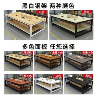 Workbench Packaging Double-Layer Workshop Table Assembly Line Conference Table Electronics Factory Experimental Operating Table Factory Table