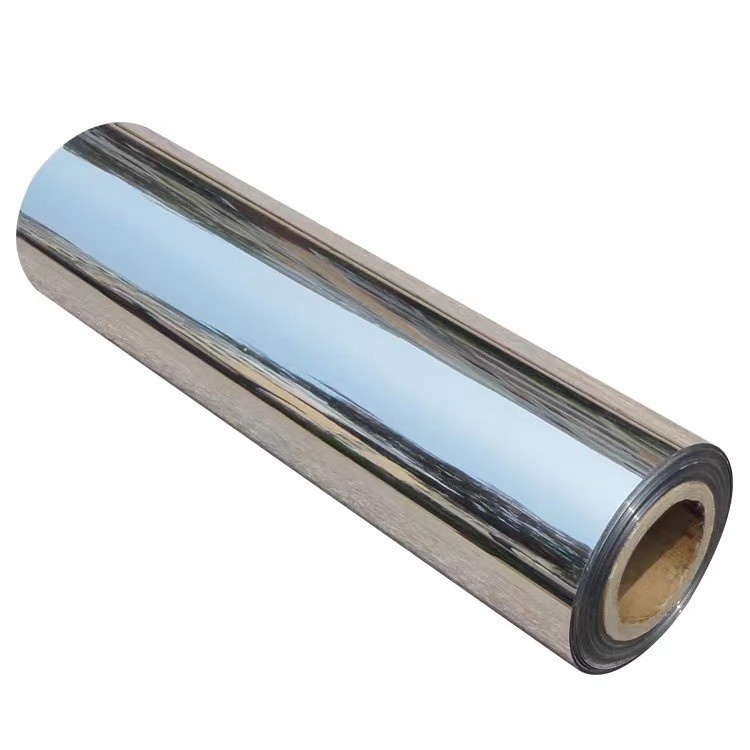 Fabricante de adhesivo Silver Dragon brillante personalizado adhesivo de película recubierta de aluminio de alta viscosidad reflector especular 2 - 50 adhesivo de plata mercerizado