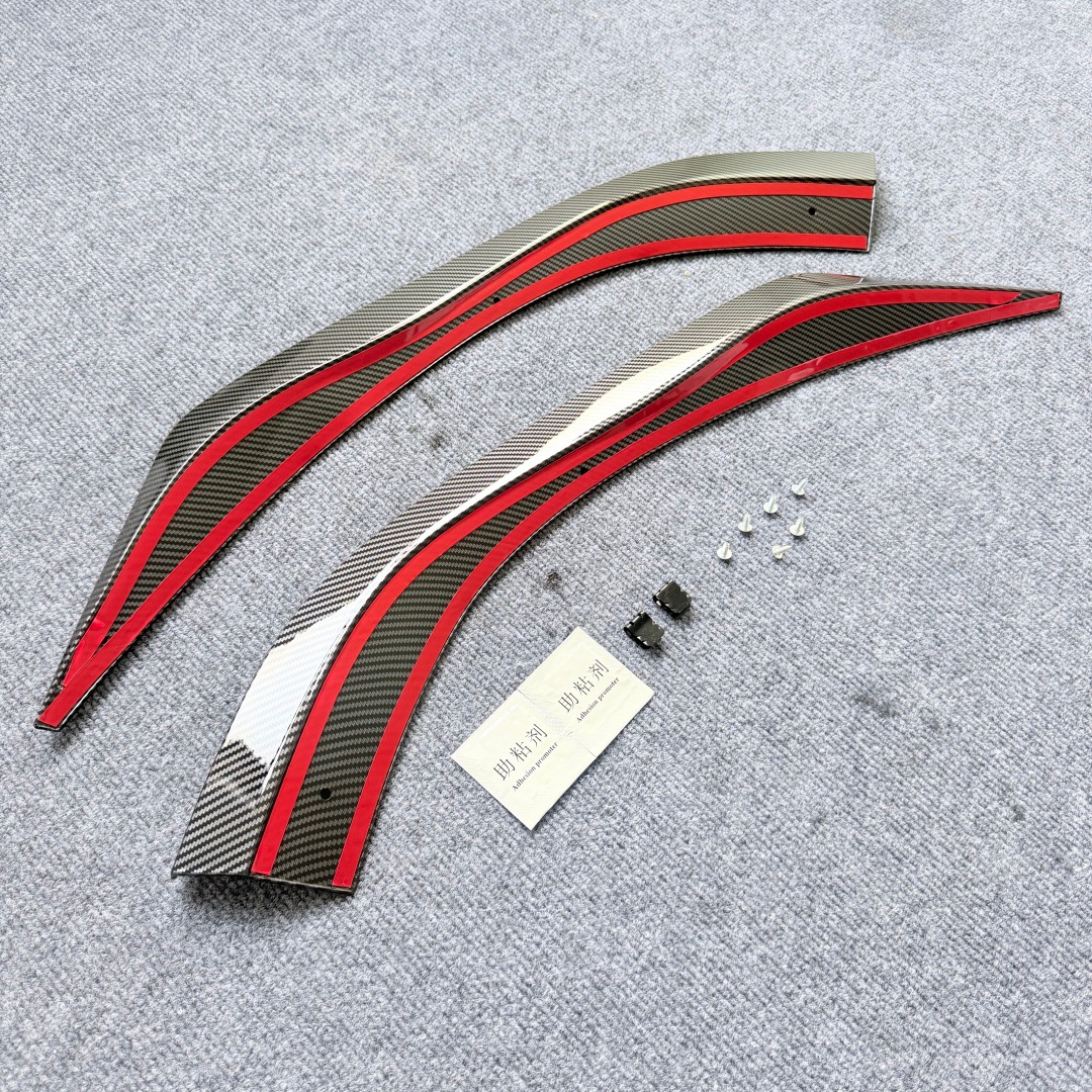 Suitable for SAIC Audi A5L modification: front spoiler, front corner guards, front bumper corner protectors, anti-collision strips, front face decorative protective stickers