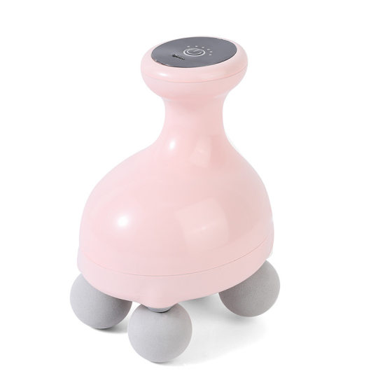 Cross-border new mini massager muscle relaxation fascia gun home vibration massager mini 4 head fascia instrument
