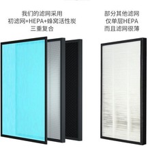 厂家直销家用吸尘器空气净化器滤网HEPA高效活性炭支持滤芯过滤网