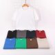 Round Neck Off-Shoulder T-Shirt Pure Color Bottoming Shirt Men's Round Neck Loose White Couple Short-Sleeved T-Shirt Customized for Male and Female Students