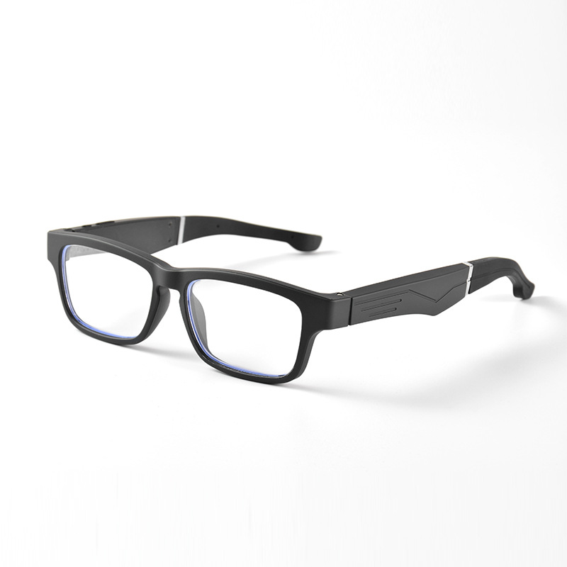 Gafas Bluetooth inteligentes transfronterizas, auriculares, audio, escucha de canciones, navegación de llamadas, lentes planos anti-luz azul, gafas para exteriores